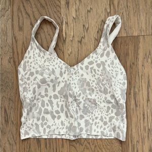 Lululemon align tank top - size 8 - color: “cheetah camo antique”